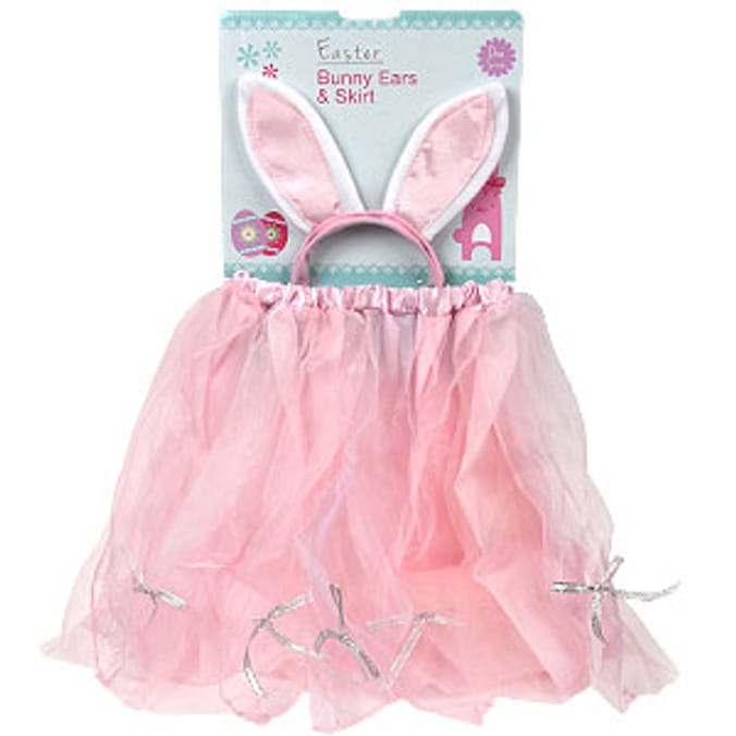 Easter Bunny Ears And Skirt Home Bargains