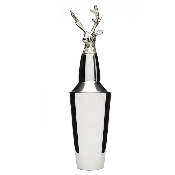Home Collections Stainless Steel Stag Cocktail Shaker, cocktails