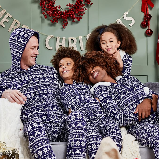 Christmas all in online one pyjamas