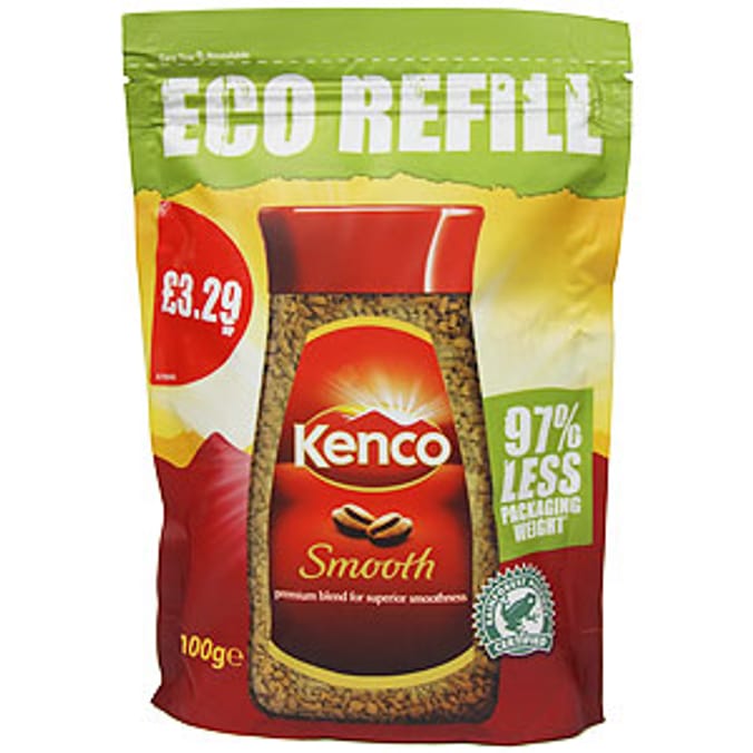 Kenco Smooth Eco Refill: 100g Pouch