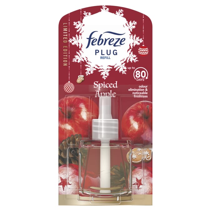 Febreze Plug Refill Spiced Apple (Case of 6), fragrance, smell