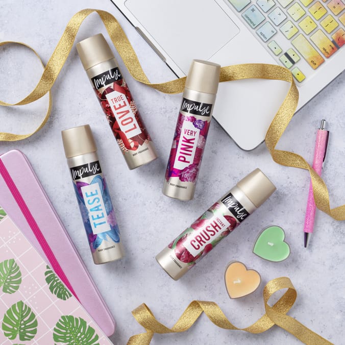 Impulse Be Lively Gift Set, body, spray, deodorant, sprays, mini
