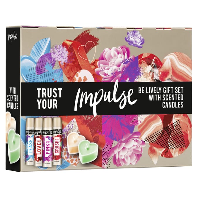 Impulse Be Lively Gift Set, body, spray, deodorant, sprays, mini