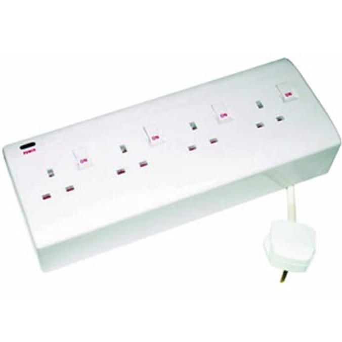 Masterplug Wall Socket Adaptor