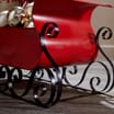 Festive Feeling: Large Metal Sleigh