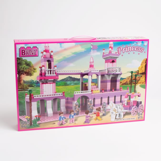 Princess castle 2024 building blocks