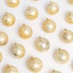 Festive Feeling: 12 Beaded Gold Baubles