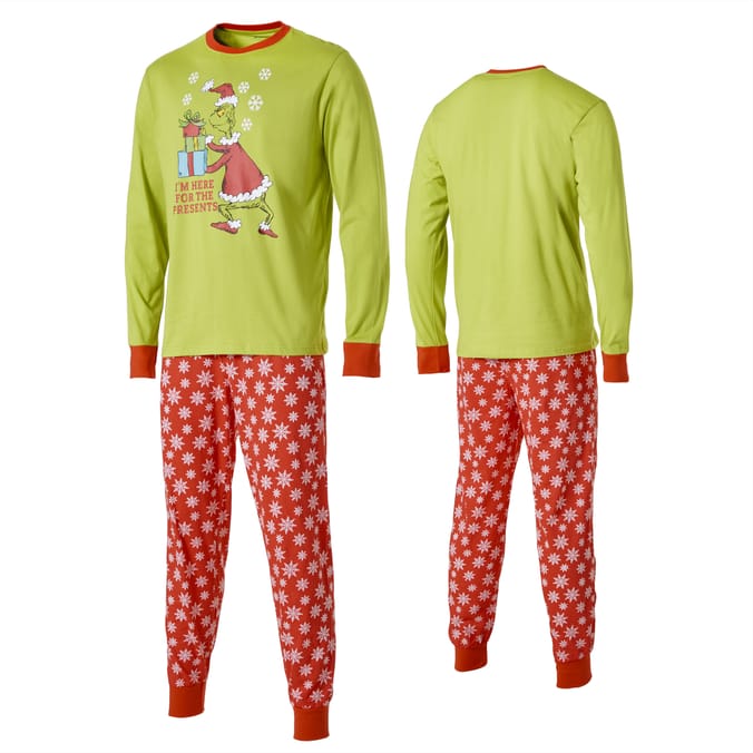 Grinch discount pyjamas mens