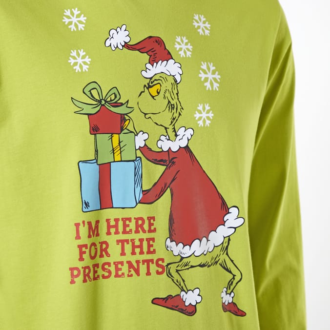 Mens grinch christmas online pyjamas