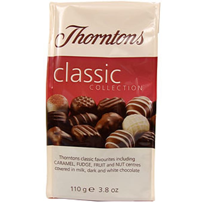 Thorntons Classic Collection (Case of 18 x 110g), chocolate Home Bargains