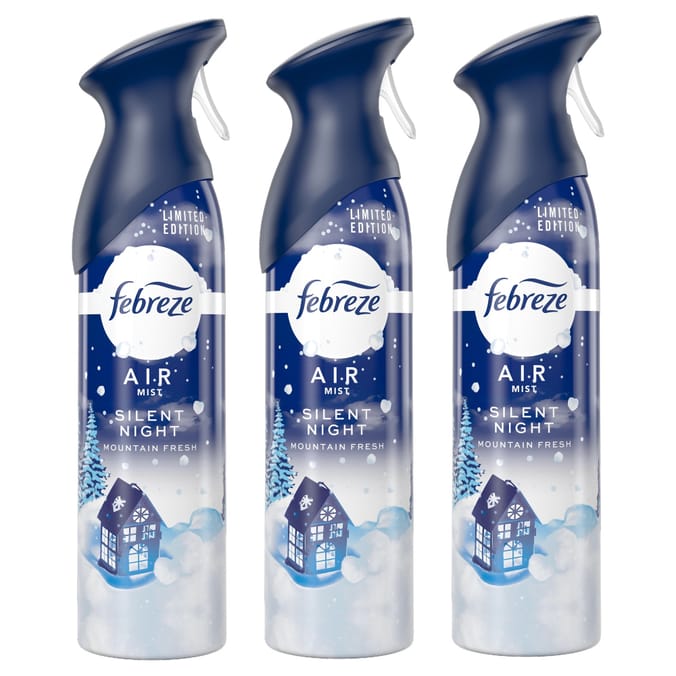 Febreze Air Mist 300ml Silent Night Mountain Fresh (Case of 3