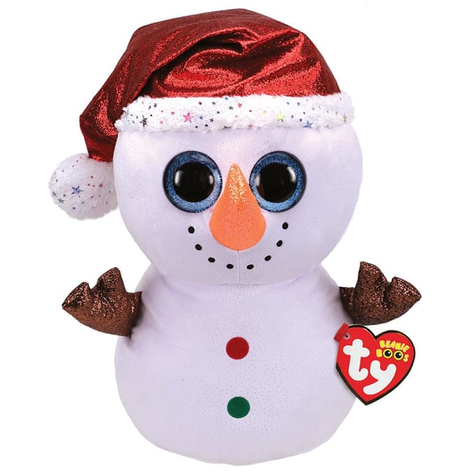 Ty: Beanie Boo Snowman Large - Flurry, 8421362981 | Home Bargains