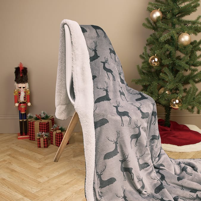 Stag 2024 fleece throw