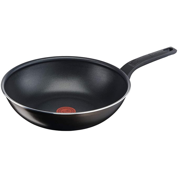 Tefal Cook & Clean 28cm Wokpan, pans, frying, non, stick, black, non