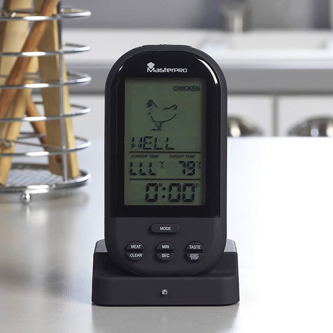 MasterPRO Foodies Collection Digital Meat Thermometer, food, prep