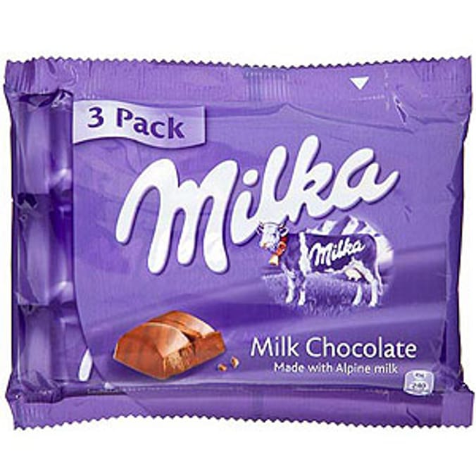 Milka Milk Chocolate: 3 Pack