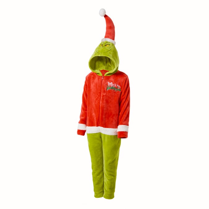 Boys 2024 grinch onesie