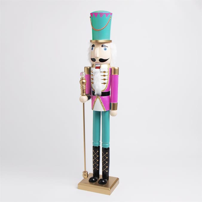 Festive Feeling Extra Large Nutcracker Pink, decoration, decorations