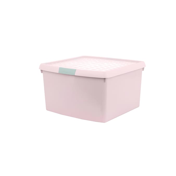 Wham 10.02 Clip Storage Box 25.5l Pink, boxes, boxs, solutions