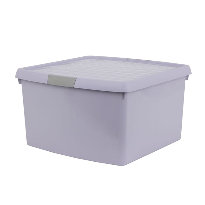 Wham 10.02 Clip Storage Box 25.5l Purple, boxes, boxs, solutions