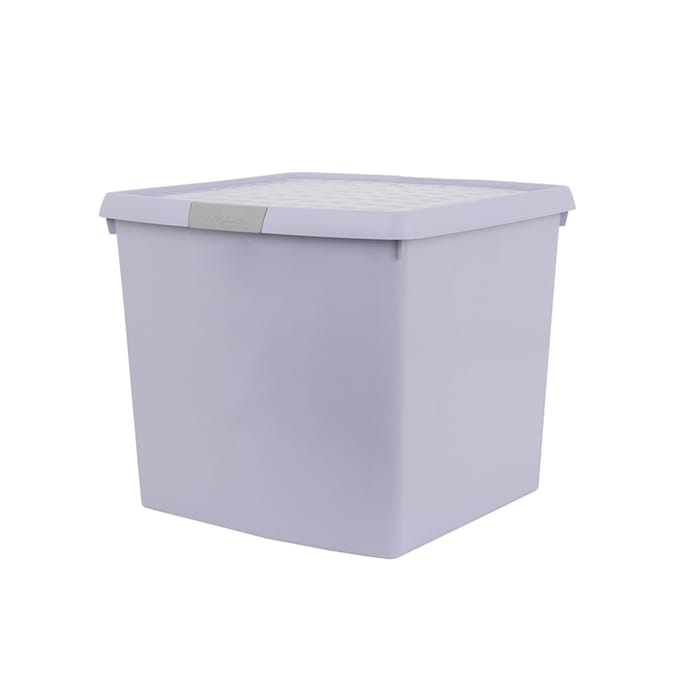 Wham 10.03 Clip Storage Box 37L Purple, boxes, boxs, solutions