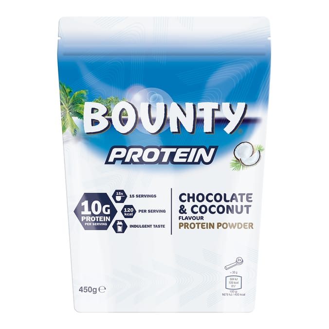 Bounty Protein Powder 450g Chocolate & Coconut, 5056357904589 Home