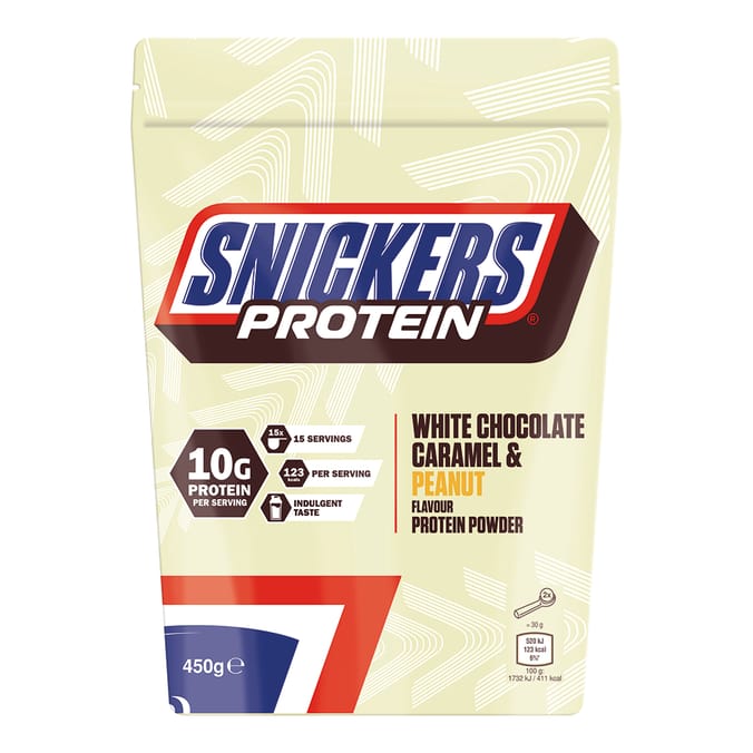 Snickers: Protein Powder 450g - White Chocolate Caramel & Peanut