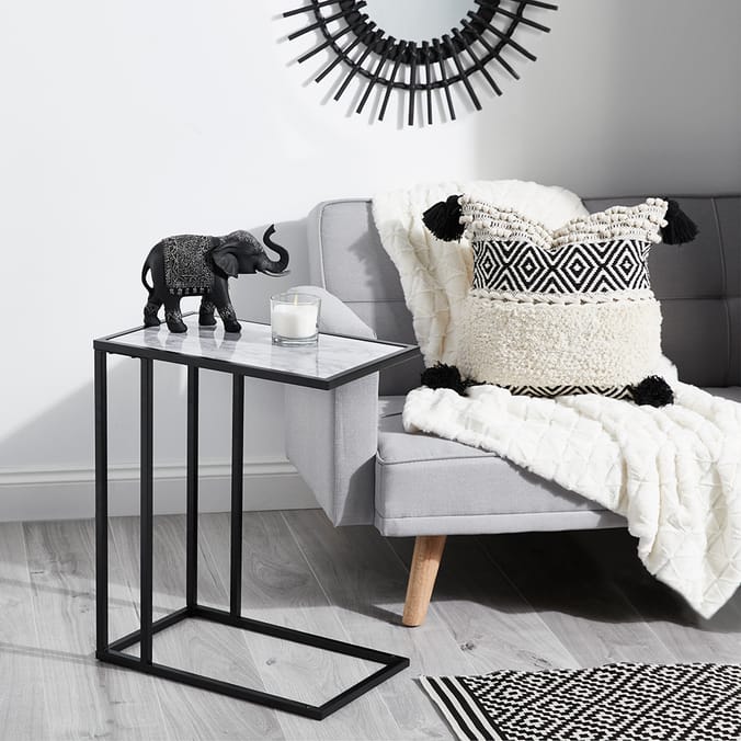 Marble nest of tables best sale home bargains