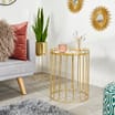 Home Collections: Marble & Gold Effect Table