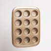 OpenKitchen: 12 Cup Muffin Tray - Gold