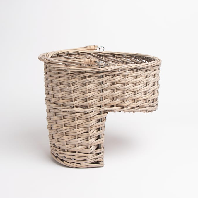 Home Collections Wicker Stair Basket, living, room, bedroom, stairs
