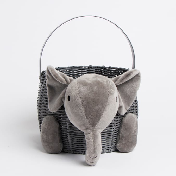 My Little Home Elephant Basket With Handle, storage, home, living