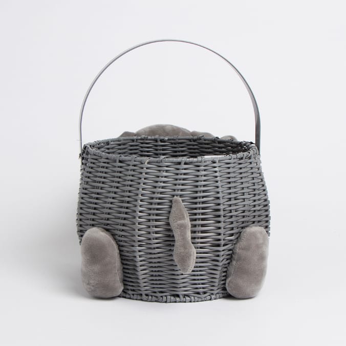 My Little Home Elephant Basket With Handle, storage, home, living