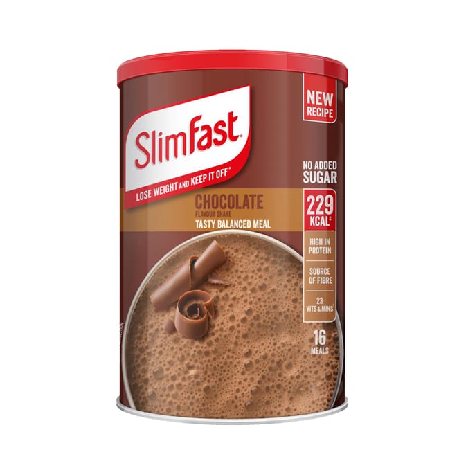 SlimFast Shake Powder 600g Chocolate, Diet, dieting, loosing weight