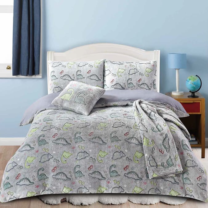 Glow in the dark dinosaur outlet bedding