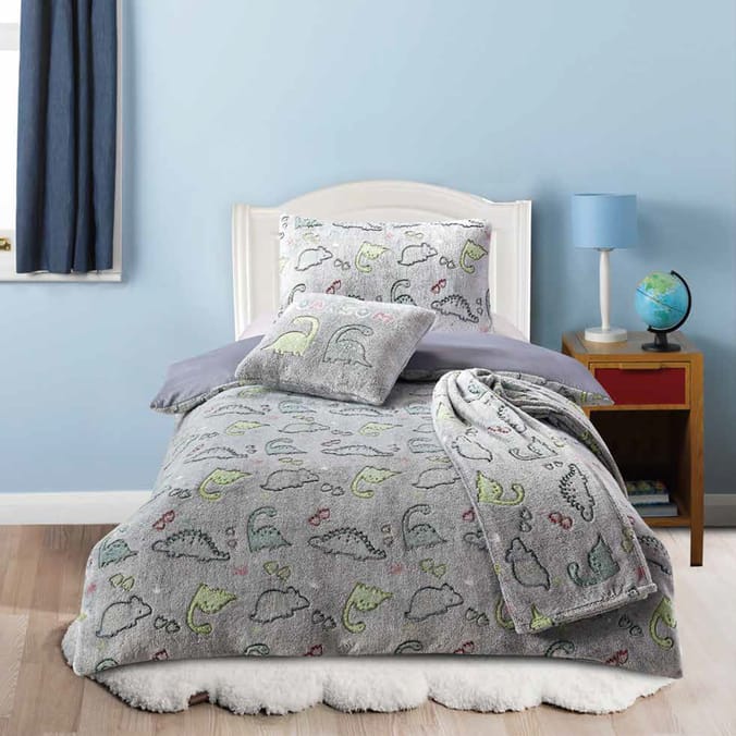 Asda grey dinosaur on sale bedding