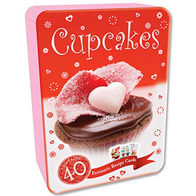 Recipe Card Tin: Cupcakes