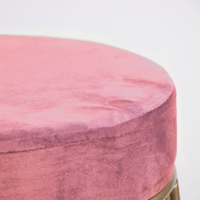 Home Collections Velvet Barstool Pink, home, homeware, homewares