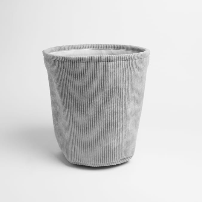 Home Collections Small Cord Storage Bin Grey, store, laundry, basket
