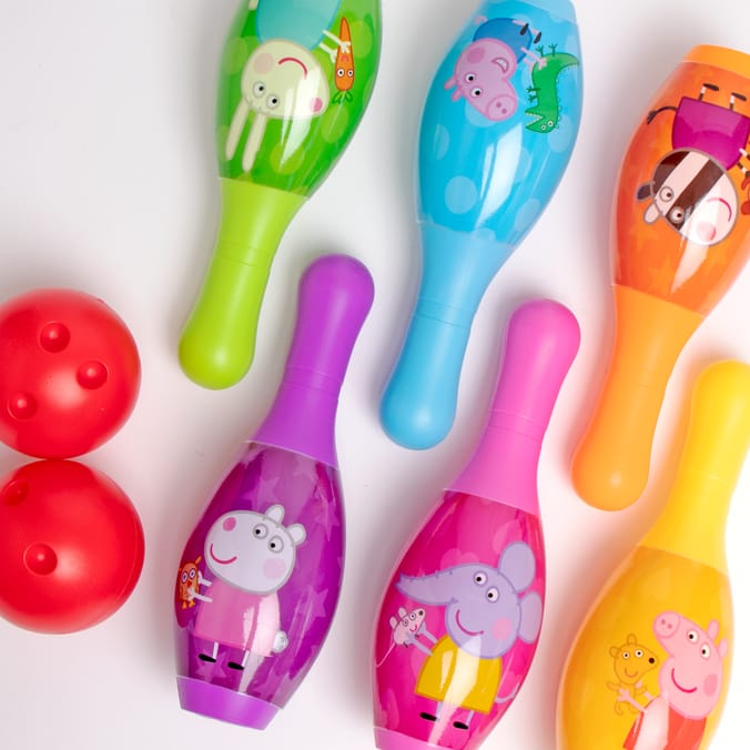 Peppa pig store bowling set