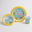 Spring: Melamine 3 Piece Easter Dinner Set