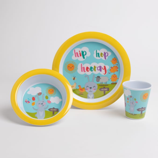 Melamine 2024 easter plates