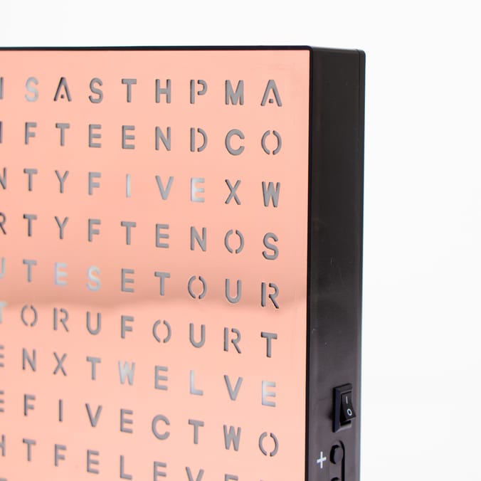 Accelerate LightUp Electronic Word Clock, decoration, words, clocks