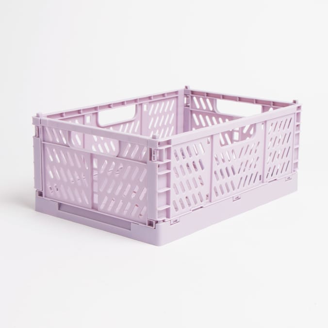 Home Collections 2 Dreamscape Small Foldable Baskets Purple Home