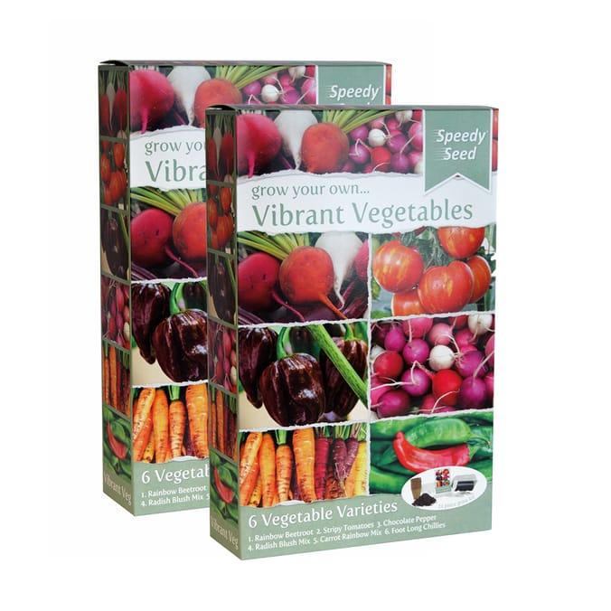 Speedy Seed Grow Your Own Vibrant Vegetables Home Bargains