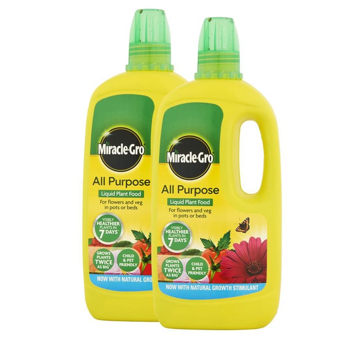 MiracleGro All Purpose Liquid Plant Food 1l (Case of 2