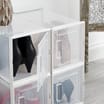 Home Solutions: 4 Stackable Storage Boxes - Tall