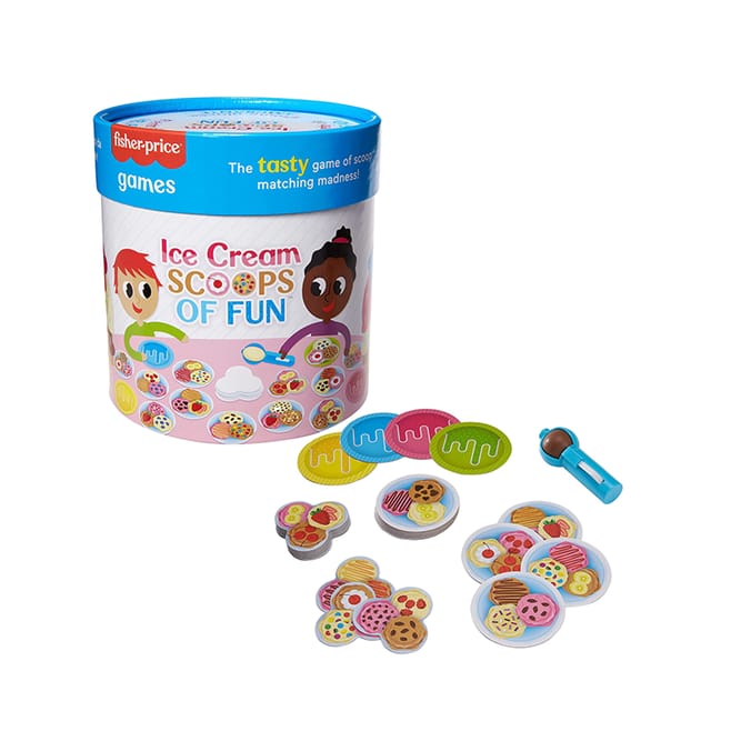 Fisher Price Ice Cream Scoops Of Fun - Matching Card Game 