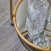 Home Collections: 2 Tier Round Drinks Trolley - Gold