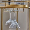 Home Collections: 2 Tier Round Drinks Trolley - Gold